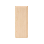 Maple 2-3/4" Plain Base Block