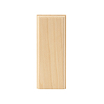 Poplar 2-3/4" Plain Base Block