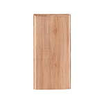 Hickory 3-1/2" Plain Base Block