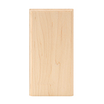 Maple 4" Plain Base Block
