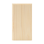 Poplar 4-1/4" Plain Base Block