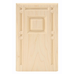 Poplar 5-1/2" Raised Panel Design Base Block