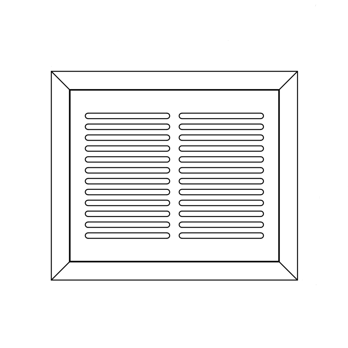 White Oak 8 X 10 Register Grill W Frame Wrf810