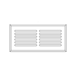 Quarter Sawn White Oak 4" x 10" Hardwood Register Grill