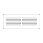 Quarter Sawn White Oak 4" x 12" Hardwood Register Grill