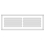 Quarter Sawn White Oak 4" x 14" Hardwood Register Grill