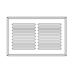 Ash 6" x 10" Hardwood Register Grill