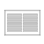 Quarter Sawn White Oak 8" x 12" Hardwood Register Grill