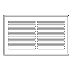 Brazilian Cherry 8" x 14" Hardwood Register Grill