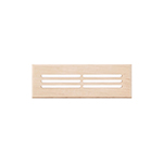 Maple 2-1/4" x 10" Hardwood Register Grill