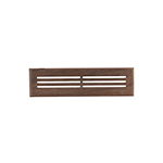 Walnut 2-1/4" x 12" Hardwood Register Grill