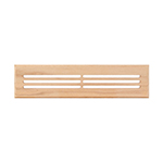 Red Oak 2-1/4" x 14" Hardwood Register Grill