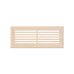 Maple 4" x 12" Hardwood Register Grill