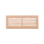 Red Oak 4" x 12" Hardwood Register Grill