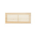 Poplar 4" x 12" Hardwood Register Grill