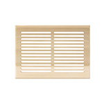 Poplar 8" x 12" Hardwood Register Grill