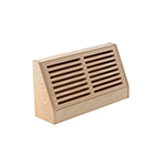 Ash 10" 3-Dimensional Hardwood Register Wall Vent