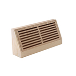 Ash 12" 3-Dimensional Hardwood Register Wall Vent