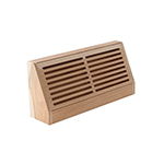 Hickory 12" 3-Dimensional Hardwood Register Wall Vent