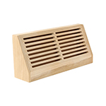 Poplar 12" 3-Dimensional Hardwood Register Wall Vent