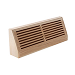 Hickory 16" 3-Dimensional Hardwood Register Wall Vent