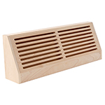 Maple 16" 3-Dimensional Hardwood Register Wall Vent