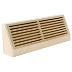 Poplar 16" 3-Dimensional Hardwood Register Wall Vent