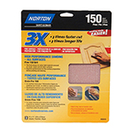 Norton 150 Grit Sandpaper 3 Pack