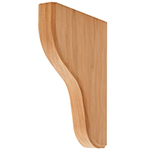 Cherry 1-1/2" Mantle Bracket