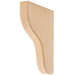 Maple 1-1/2" Mantle Bracket