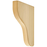 Poplar 1-1/2" Mantle Bracket