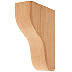 Red Oak 3" Mantle Bracket