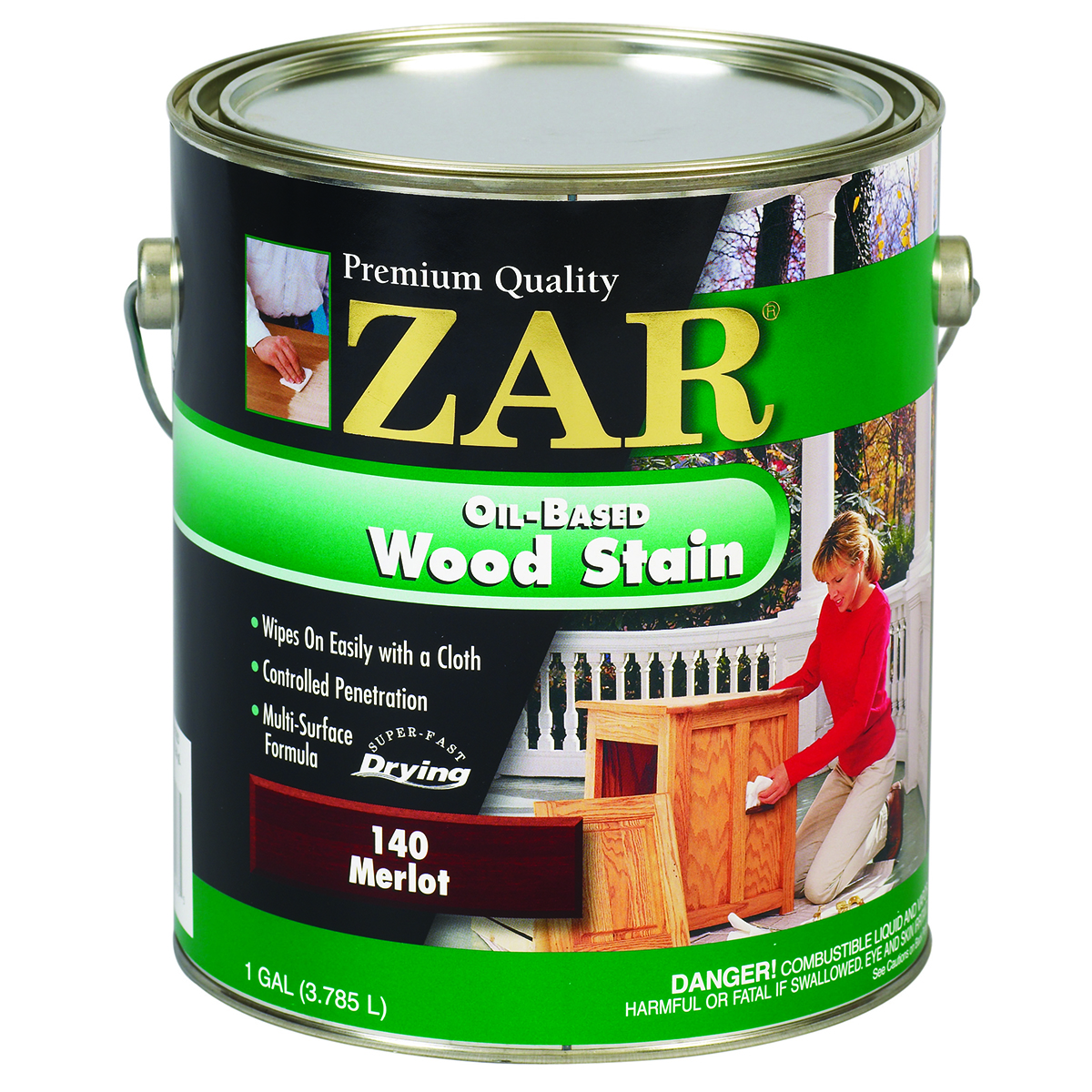ZAR Merlot 140 OilBased Wood Stain Gallon
