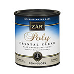 ZAR Aqua Semi-Gloss 233 Polyurethane Finish - Quart