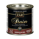 ZAR Moroccan Red 517 Oil-Based Wood Stain - 1/2 Pint