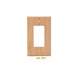 Cherry Hardwood Single GFI Cover Plate