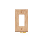 Hickory Hardwood Single GFI Cover Plate