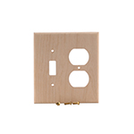 Alder Hardwood Switch/Receptacle Cover Plate