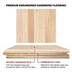 Ash 3" Select Grade Engineered Flooring