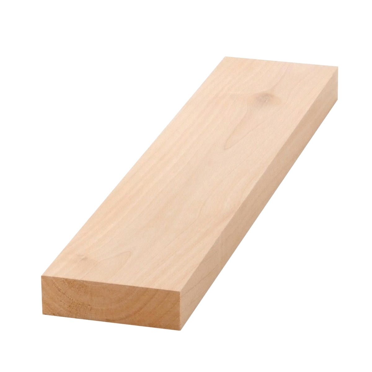 1x3 (3/4" x 21/2") Natural Alder S4S Lumber, Boards