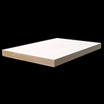 3/4" x 7-1/2" F/J Primed Poplar Lumber 1x8