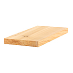 7/8" x 5-1/2" Kiln Dried Knotty Inland Red Cedar - Smooth 1 Face, Rough Sawn 1 Face