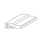 Hickory Rafter Moulding B003
