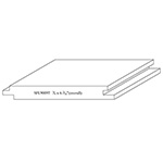 3/4" x 6-5/16" White Oak Custom Siding - SPL90097
