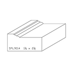 1-1/4" x 2-1/2" Quarter Sawn White Oak Custom Brick Moulding - SPL9014