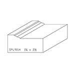 1-1/4" x 2-1/2" Ash Custom Brick Moulding - SPL9014