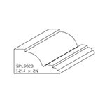 1.214" x 2-1/4" Hard Maple Custom Window Stool - SPL9023