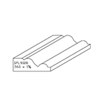 0.560" x 1-5/8" Poplar Custom Casing - SPL9028