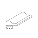 0.563" x 1-3/8" Natural Alder Custom Cabinet Moulding - SPL9037