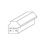 1-1/4" x 1-1/4" Poplar Custom Backband - SPL9044